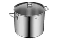 Produktbild: Silit Gemüsetopf Suppentopf Induktion mit Glasdeckel, Cromargan® Edelstahl Rostfrei 18/10 (Set, 2-tlg), für alle Herdarten geeignet, Kochtopf mit extra hohem Rand 12l