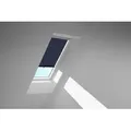 Produktbild: VELUX Sichtschutzrollo mit Haltekrallen RHL  MK00 9050 Dunkelblau,Schiene alu       PG:S