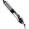 Produktbild: Ermila HotStyler, Glättende/lockende Bürste, Warm, Alle Haare, trockenes Haar, Schwarz, Silber, Aluminium - Schwarz/Silber
