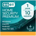 Produktbild: ESET ESD HOME Security Premium 10 Users 1 Year (10 User, 12 Monate) (EHSP-N1A10-VAKT-E)
