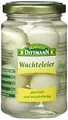 Produktbild: Feinkost Dittmann Wachteleier 220g Glas – 1er Pack - Delikatesse in salzig-saurer Lake, lange haltbar, ideale Garnitur für Salate, Kanapees & kalte Platten