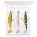 Produktbild: Balzer MK Pike Box 3 - 3 Gummifische + 3 Jigköpfe, Gummiköder, Softbaits, Köder 