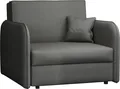 Produktbild: MIRJAN24 Schlafsofa Viva Loft I, Schlaffunktion und Bettkasten, Polstersofa vom Hersteller, Sessel, Stilvoll Couch (Farbe: Mono 246)