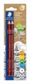 Produktbild: 1285-0 BK2 STAEDTLER Bleistift Tradition Jumbo 2B Dreikantform 2Stk. retail ~D~