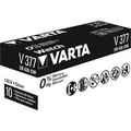 Produktbild: Silberoxid-Knopfzelle 377, Batterie silber, 10 Stück