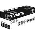 Produktbild: VARTA Silberoxid-Knopfzelle 377, Batterie, silber