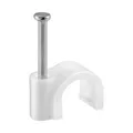 Produktbild: 200x Kabelschellen Nagelschellen Kabelklemmen Kabelbefestigung weiss ø 8,0mm