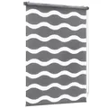 Produktbild: Sekey Doppelrollo Wellen Klemmfix ohne Bohren für Fenster, Doppelrollo 65 cm breit, Duo Rollo Welle Jalousie Sonnenschutz, 65x130cm, Dunkelgrau