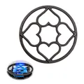 Produktbild: Gusseisen Wok Ring Pan Support - 19cm Topfträger Gaskocher Gitter Universal P...