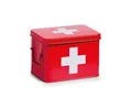 Produktbild: Zeller Present Ablageregal Medizinbox, Metall, rot, 21,5 x 16 x 16 cm