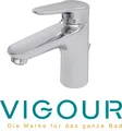 Produktbild: VIGOUR Clivia Einhebelmischer Wasserhahn Einhand Waschtischarmatur mit Ablaufgarnitur, verchromt