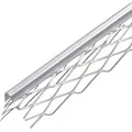 Produktbild: 1007 Kantenprofil für den Innenputz Putzstärke 10 mm, 25 Stück Silber 10mm Putzstärke, Innenputz Trockenbau, korrosionsbeständig - 150cm - Protektor