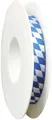 Produktbild: Zier Acetatband - 15 mm x 25 m, Raute, weiß/blau