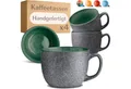 Produktbild: Cosumy Cappuccinotasse Kaffeetassen 4er Set aus Keramik - 350ml – ????????????????????????, 4-tlg., Keramik, Warm