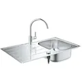 Produktbild: Grohe Einbauspüle-Set 31562SD1 86x50cm, 1 Becken, mit Einhebel-Spültischarmatur, Edelstahl