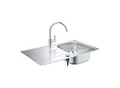 Produktbild: Grohe Einbauspüle-Set 31562SD1 86x50cm, 1 Becken, mit Einhebel-Spültischarmatur, Edelstahl