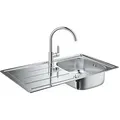 Produktbild: Spülen-Bundle Grohe Bau Edelstahlspüle K200 & Spültischmischer Bau Edge - 31562SD1