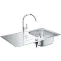 Produktbild: Grohe Set aus Einbauspüle und Küchenarmatur Edelstahl