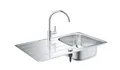 Produktbild: Grohe Set aus Einbauspüle und Küchenarmatur Edelstahl, B-Ware