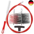 Produktbild: Kaminofen und Pelletofen Reinigungsset, mit flexibler Schubstange, 80 und 150