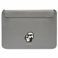 Produktbild: Karl Lagerfeld Saffiano Silber MacBook Hülle 14