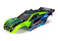 Produktbild: Traxxas TRX6734G Karo Rustler 4X4 grün/blau, kpl. lackiert