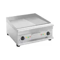 Produktbild: Royal Catering Elektro-Grillplatte - doppelt - 60 cm - glatt & geriffelt - 6.400 W RCG-60GB