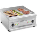 Produktbild: Doppelgrill Elektro Grillplatte Doppelt Griddleplatte Gastrobräter 6.400 W 60 cm