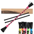 Produktbild: Diabolo Freizeitsport Flowerstick Basic (pink) - UV reaktiver Flower Stick mit 2 Glasfaser Handstäben, Hingucker auf Festivals, ideal für Anfänger