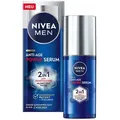 Produktbild: Nivea Men Anti-Falten-Serum Anti-Age 2in1 Power Serum mit Hyaluron und LUMINOUS630® 30ml, 1-tlg., mit 30 ml Inhalt