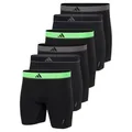 Produktbild: adidas Sportswear - Active Micro Flex Eco - Long Short/Pant - 6er Pack (XL Schwarz/grün/grau)