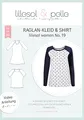 Produktbild: lillesol & pelle Schnittmuster lillesol Women No.19 Raglan-Kleid & Shirt in Größe 34-50 zum Nähen mit Foto-Anleitung und Video