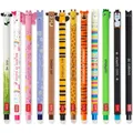 Produktbild: LEGAMI Gelstift Set 12 Stk radierbar 0,7mm verschiedene Farben Tiermotive
