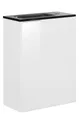 Produktbild: FACKELMANN Waschbeckenunterschrank Set SBC - Front lackiertes Glas Weiß - Korpus Weiß rechts - 45 x 62 x