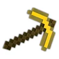 Produktbild: Minecraft Spitzhacke Hecht Gold (IN Kunststoff) Replica 43cm. Disguise