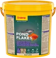 Produktbild: Sera Pond Flakes 10 Liter Eimer Flockenfutter Teichfutter Fischfutter Goldfische