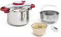 Produktbild: Tefal Clipsominut Perfetct 6L, 6 l, Rot, Edelstahl, 1 Stück(e)