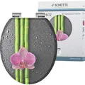 Produktbild: Schütte WC-Sitz Asia Holzkern mit Absenkautomatik