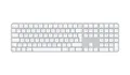 Produktbild: Apple Magic Keyboard mit Touch ID und Ziffernblock für Mac Modelle mit Apple Chip (USB-C) - Deutsch - Weiß