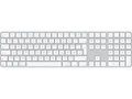 Produktbild: APPLE Magic Keyboard mit Touch ID und Ziffernblock, Tastatur, kabelgebunden kabellos, Weiß