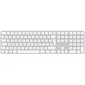 Produktbild: Apple Magic Keyboard (2024) mit Ziffernblock und Touch ID Tastatur kabellos silber, weiß