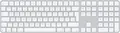 Produktbild: Magic Keyboard mit Touch ID und Ziffern­block für Mac Modelle mit Apple Chip - Deutsch - Weiße Taste