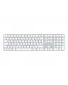 Produktbild: Apple Magic Keyboard with Touch ID and Numeric Keypad Tastatur USB-C kabellos Bluetooth QWERTZ Deutsch weiße Tasten (MXK73D/A)