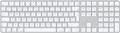 Produktbild: Apple Kabellose Tastatur Magic Keyboard mit Touch ID (DE) Numblock für Mac