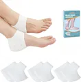 Produktbild: Fersenpolster Gel 3 Paar Fersenschutz Silikon Socken Schmerz Linderung Pflege
