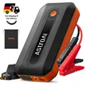 Produktbild: AstroAI Starthilfe Powerbank B8 2000A für 7L Benzin 5,5L Diesel Orange 12V Auto