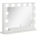 Produktbild: Hollywood Spiegel 80 x 60 cm Schminkspiegel mit LED-Beleuchtung, Touchschalter