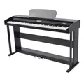 Produktbild: vidaXL Klavier Digitalpiano mit 88 Tasten und Pedalen Schwarz Melaminplatte (88-St)