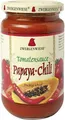 Produktbild: PAPAYA-TOMATENSAUCE - CHILI (WÜRZIG) GLUTENFREI BIO 350 g - ZWERGENWIESE