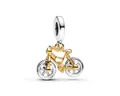 Produktbild: Pandora Charm-Einhänger Charm-Anhänger Bewegliches Fahrrad Silber Vergoldet 763354C01